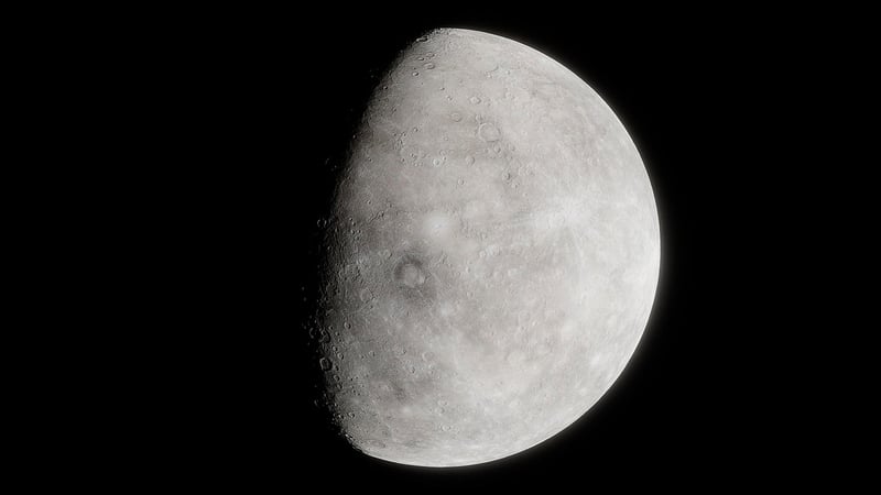 Mercury Space Planet Moon